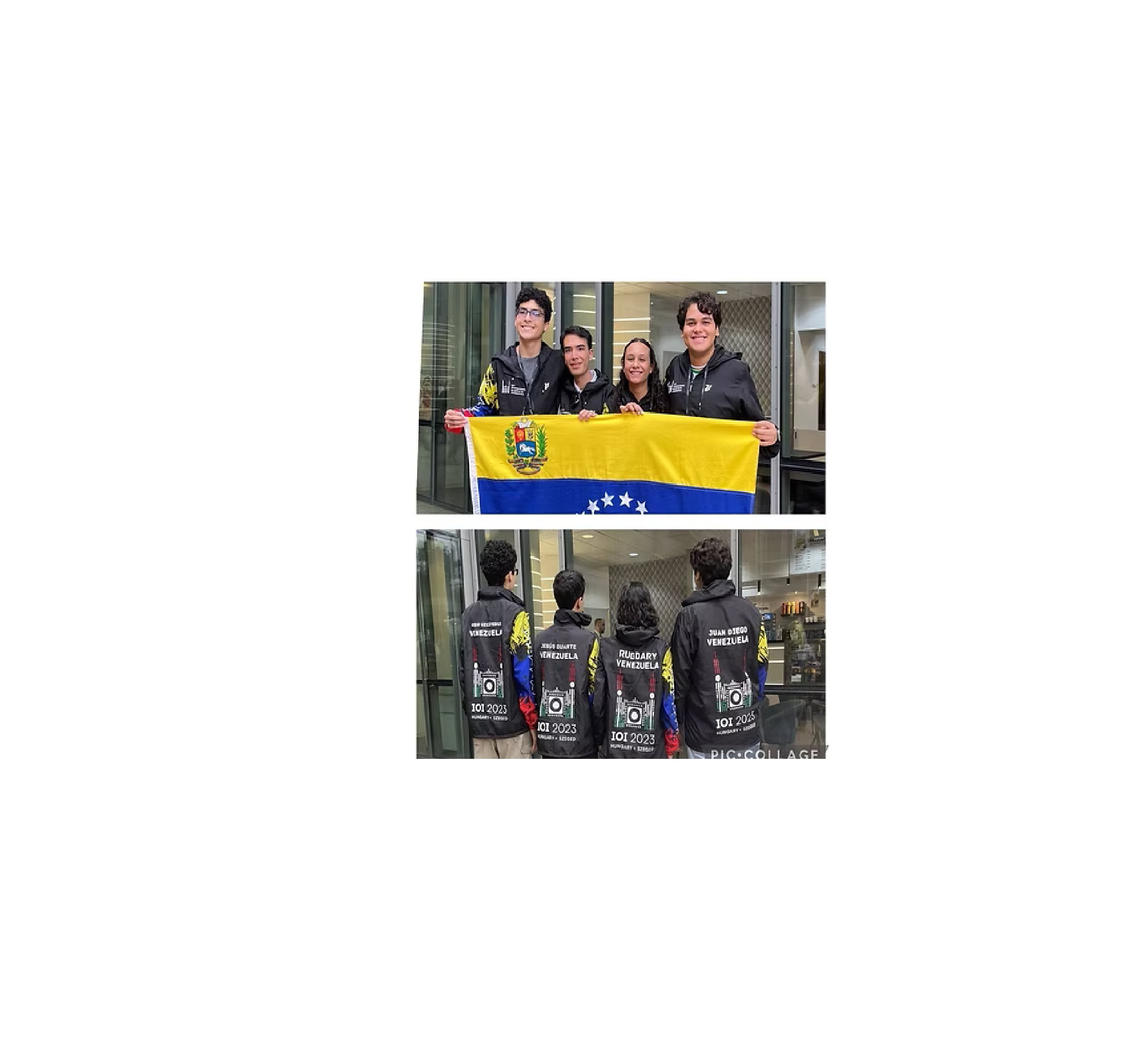 Competidores de la Delegación de Venezuela en la IOI-2023, Szeged - Hungria